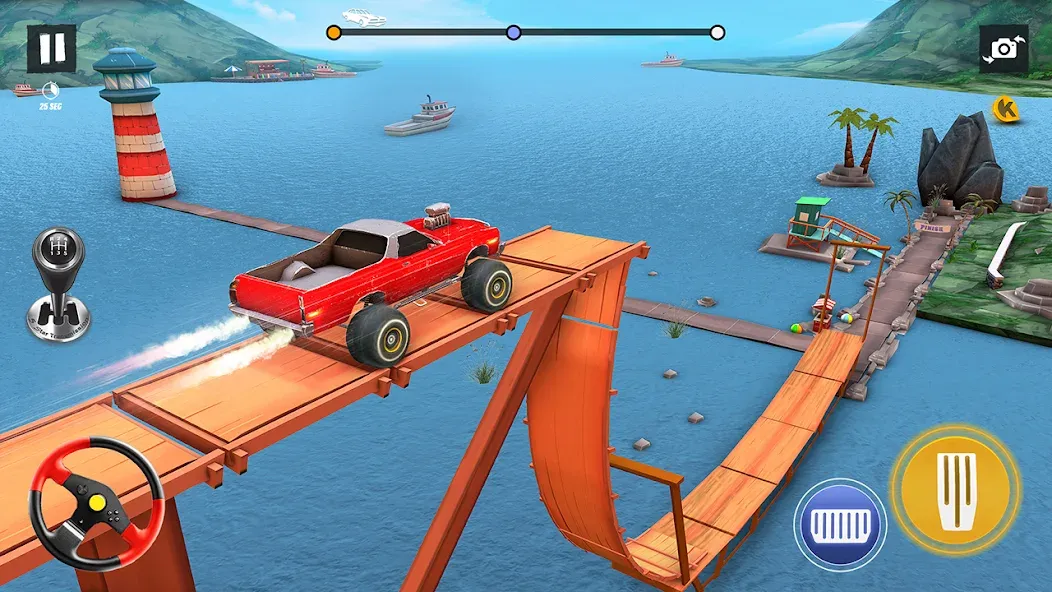 Взлом Car Stunt Games 3D Car Games — Безлимитные деньги и открыты все машины — скриншот 3