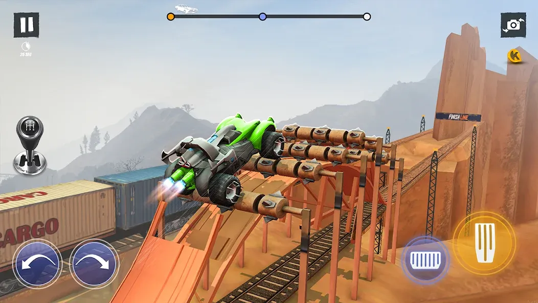 Взлом Car Stunt Games 3D Car Games — Безлимитные деньги и открыты все машины — скриншот 4