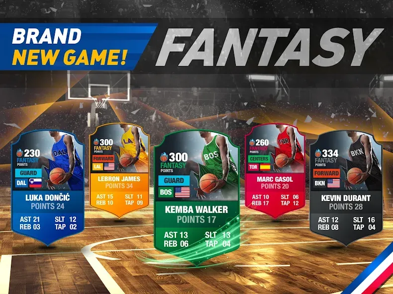 Скачать взлом Basketball Fantasy Manager NBA на Андроид — Безлимитные деньги и игроки — скриншот 3 Скачать взлом Basketball Fantasy Manager NBA на Андроид — Безлимитные деньги и игроки — скриншот 3