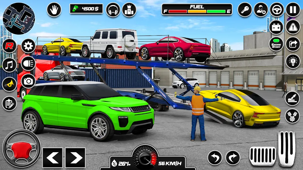 Car Transporter 3d:Truck Games MOD APK на Android — Безлимитные деньги и топливо — скриншот 3