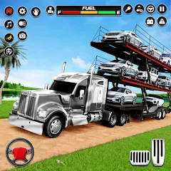 Car Transporter 3d:Truck Games MOD APK на Android — Безлимитные деньги и топливо