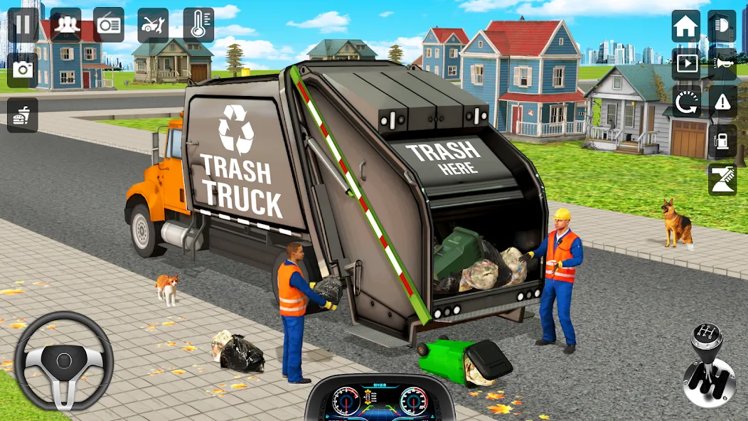 Скачать Trash Truck Games Simulator 3D с модом — Безлимитные деньги и всё открыто — скриншот 4