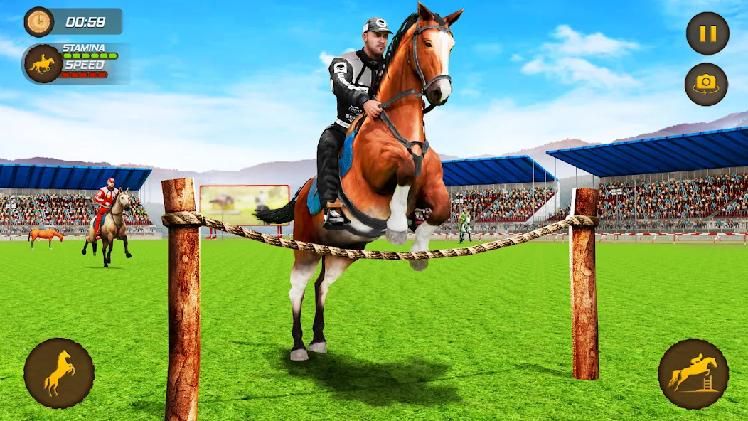 Взломанная Horse Racing Game: Horse Games на Андроид — Безлимитные деньги и быстрые лошади — скриншот 5