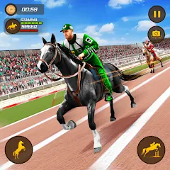 Взломанная Horse Racing Game: Horse Games на Андроид — Безлимитные деньги и быстрые лошади