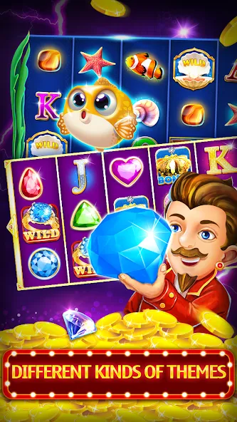 Slots — Мод: Безлимитные монеты и джекпоты — скриншот 4