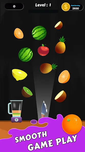 Скачать Fruit Cut Master - Crazy Slash на Андроид — Без рекламы и открыты все ножи — скриншот 1 Скачать Fruit Cut Master - Crazy Slash на Андроид — Без рекламы и открыты все ножи — скриншот 1