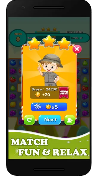 Скачать Fruits Mania 2024 на телефон — Безлимитные монеты и жизни — скриншот 1