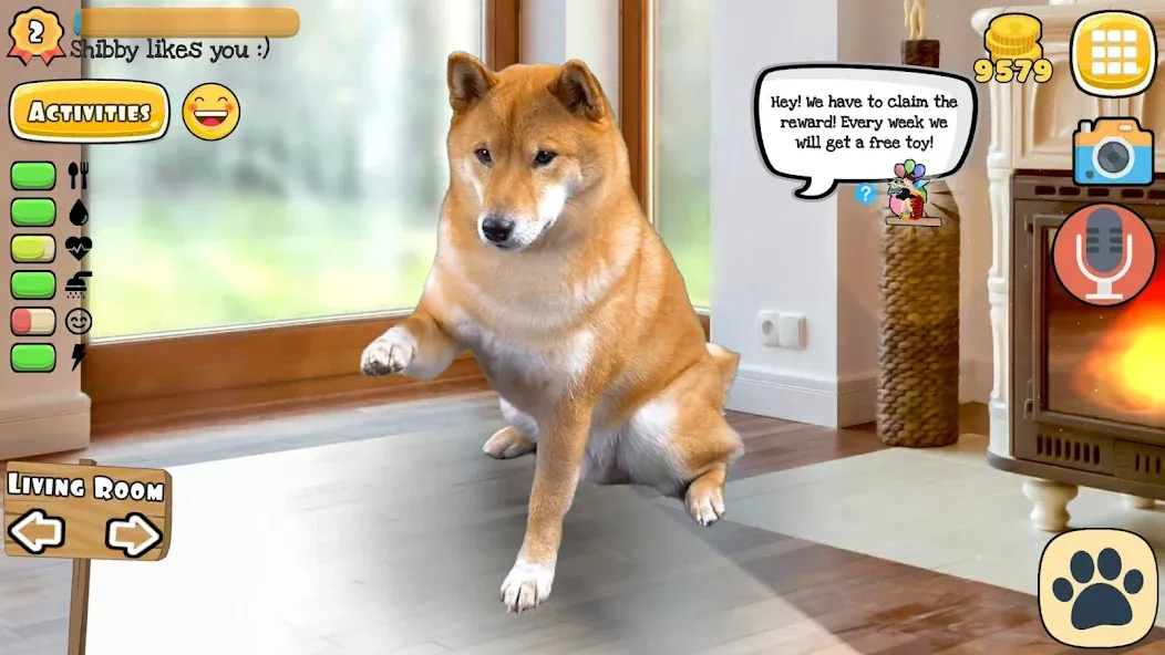 Adopt a pet : Corgi Games (Мод Безлимитные монеты и питомцы) — скриншот 2 Adopt a pet : Corgi Games (Мод Безлимитные монеты и питомцы) — скриншот 2