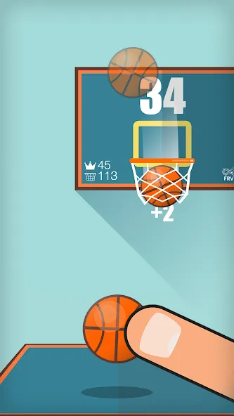 Basketball FRVR - Dunk Shoot (Мод Безлимитные монеты и открытые уровни) — скриншот 2 Basketball FRVR - Dunk Shoot (Мод Безлимитные монеты и открытые уровни) — скриншот 2