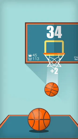Basketball FRVR - Dunk Shoot (Мод Безлимитные монеты и открытые уровни) — скриншот 4 Basketball FRVR - Dunk Shoot (Мод Безлимитные монеты и открытые уровни) — скриншот 4