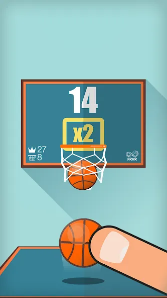 Basketball FRVR - Dunk Shoot (Мод Безлимитные монеты и открытые уровни) — скриншот 5 Basketball FRVR - Dunk Shoot (Мод Безлимитные монеты и открытые уровни) — скриншот 5