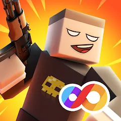 Скачать Krunker FRVR - Multiplayer FPS MOD APK — Много игроков и все оружие