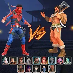 Взломанная Ninja Clash: Karate Fighters на Андроид — Безлимитные деньги и энергия