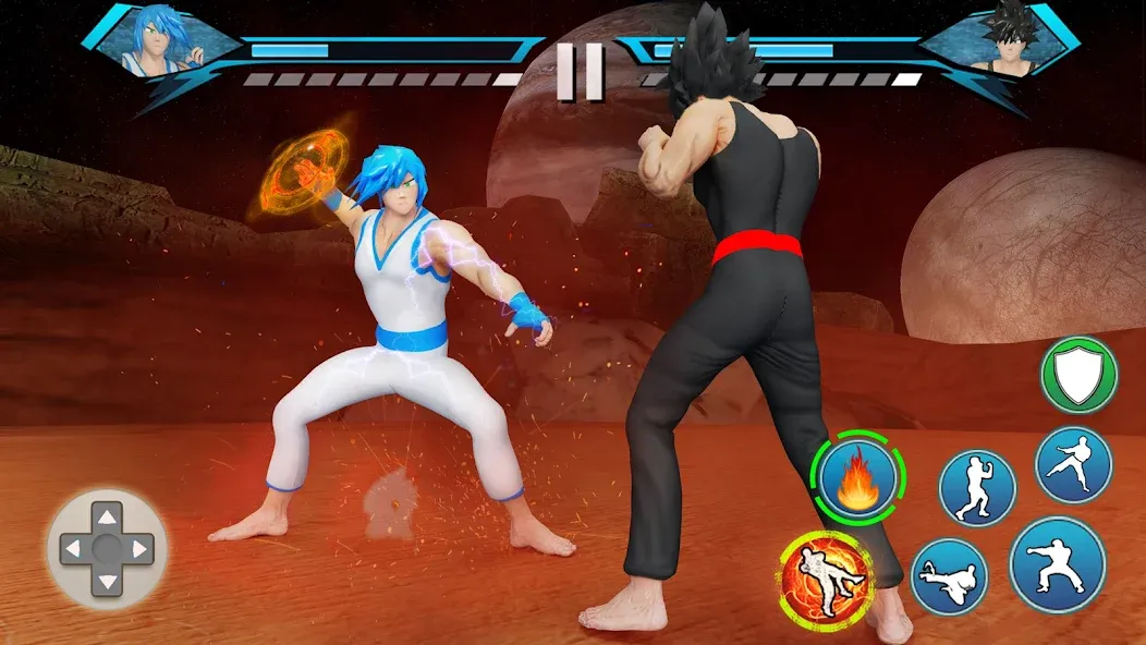 Скачать Karate King Kung Fu Fight Game на Android — Безлимитные деньги и все бойцы открыты — скриншот 2