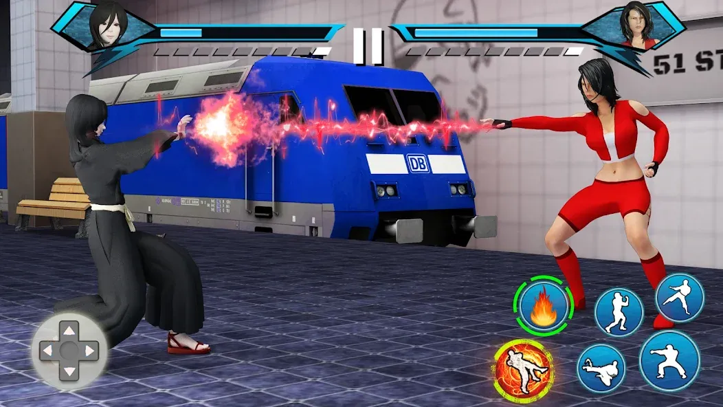Скачать Karate King Kung Fu Fight Game на Android — Безлимитные деньги и все бойцы открыты — скриншот 3