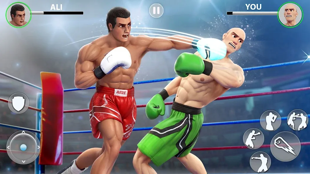 Скачать Kick Boxing Games: Fight Game — Последняя версия (Безлимитные деньги и энергия) — скриншот 2