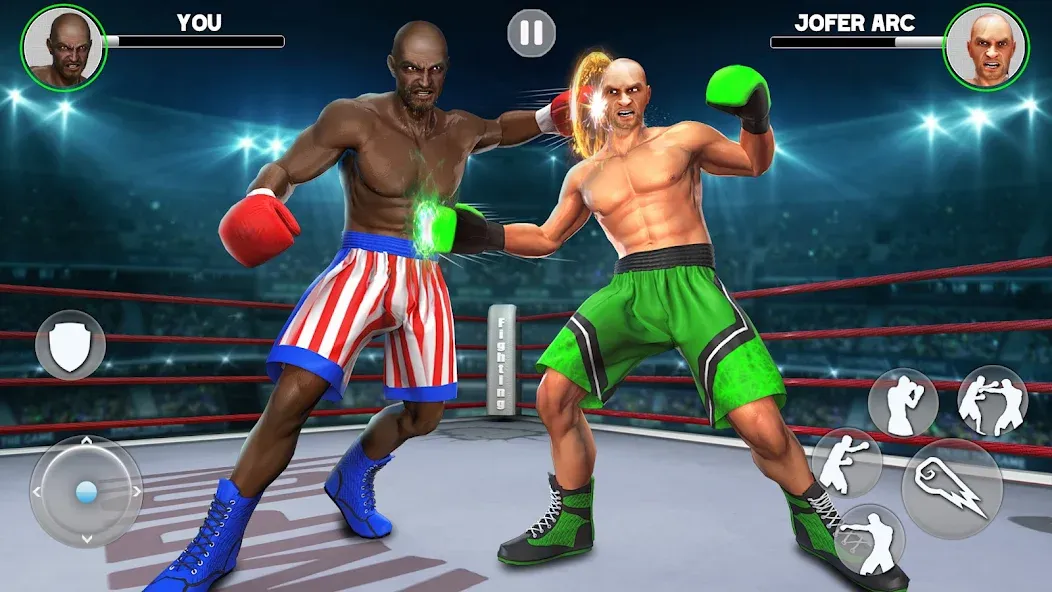 Скачать Kick Boxing Games: Fight Game — Последняя версия (Безлимитные деньги и энергия) — скриншот 4