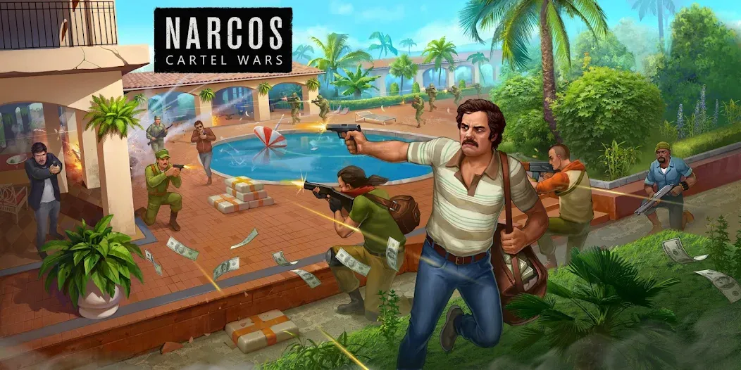 Взлом Narcos: Cartel Wars & Strategy — Безлимитные деньги и ресурсы — скриншот 1