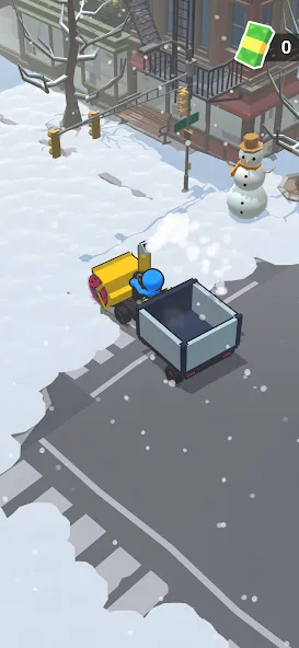 Скачать Snow shovelers - simulation — Много денег и все открыто — скриншот 1