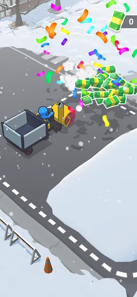 Скачать Snow shovelers - simulation — Много денег и все открыто — скриншот 3