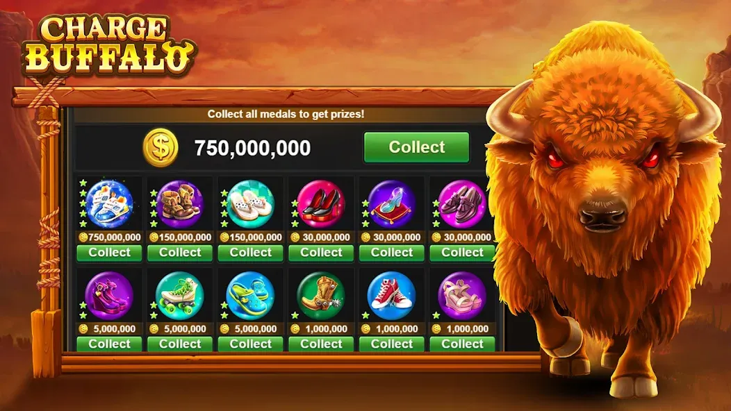 Charge Buffalo Slot-TaDa Games MOD APK — Безлимитные монеты и бонусы — скриншот 5 Charge Buffalo Slot-TaDa Games MOD APK — Безлимитные монеты и бонусы — скриншот 5