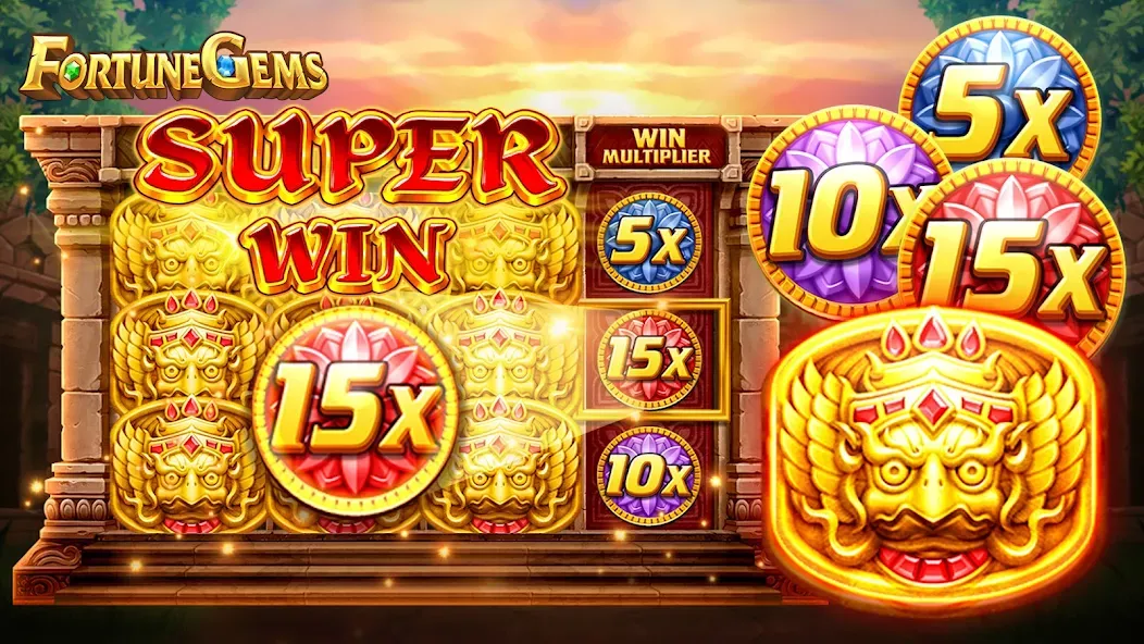 Slot Fortune Gems-TaDa Games MOD — Безлимитные монеты и бонусы на Андроид — скриншот 2