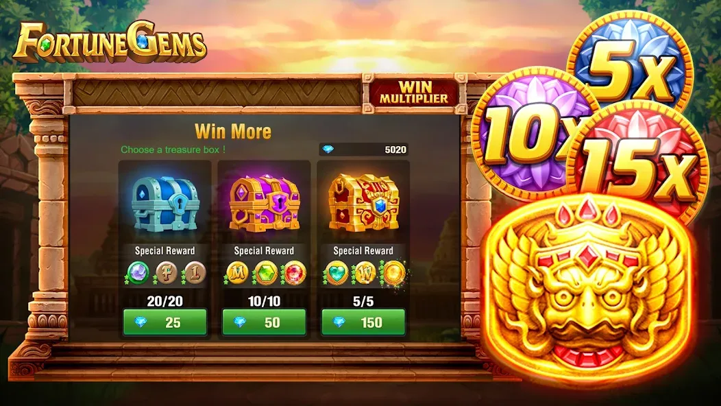 Slot Fortune Gems-TaDa Games MOD — Безлимитные монеты и бонусы на Андроид — скриншот 4