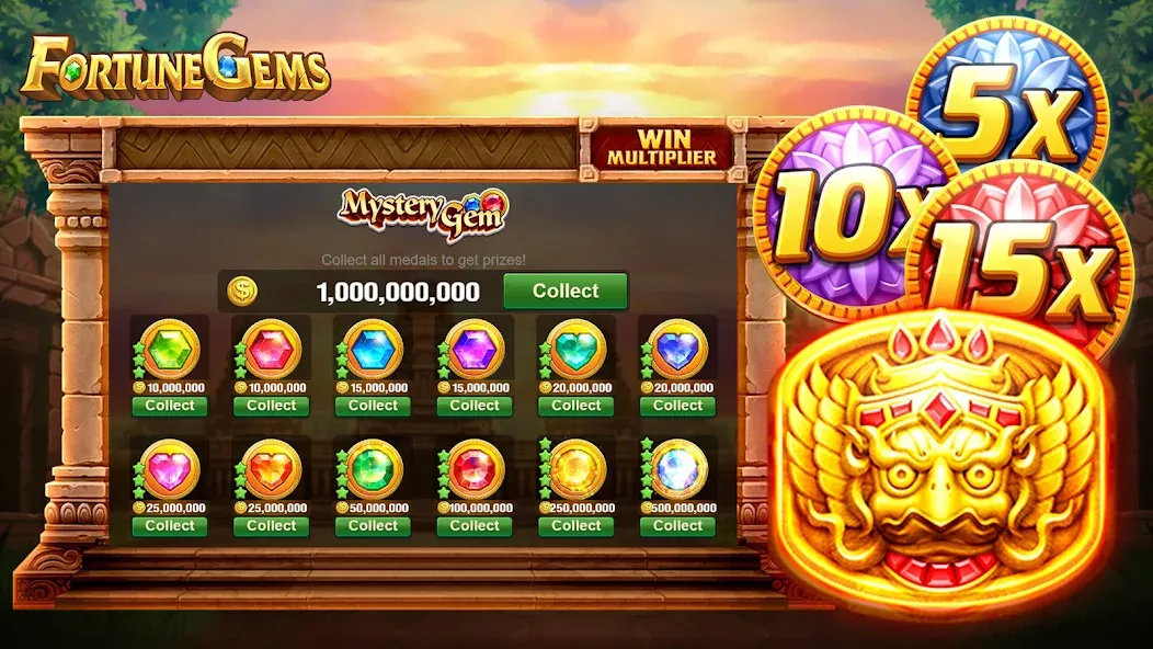 Slot Fortune Gems-TaDa Games MOD — Безлимитные монеты и бонусы на Андроид — скриншот 5
