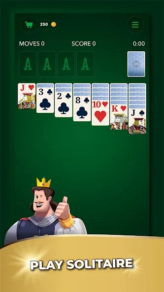 Скачать Solitaire Guru: Card Game с модом — Безлимитные монеты и подсказки — скриншот 1