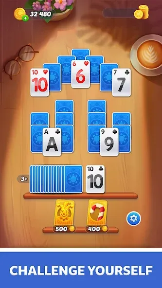 Solitaire Sunday: Card Game — Взломанная версия (Безлимитные подсказки и отмены ходов) — скриншот 5
