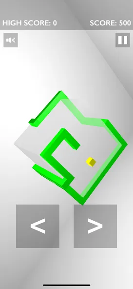 Взломанная Snake 3D на Андроид — Бесконечные яблоки и ускорение змейки — скриншот 1
