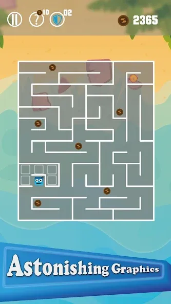 Maze Legend : A Cute Maze Game MOD APK — Безлимитные подсказки и все уровни — скриншот 1