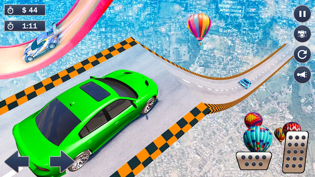 Ramp Car Game - Car Stunt MOD — Безлимитные деньги и все машины открыты на Андроид — скриншот 2