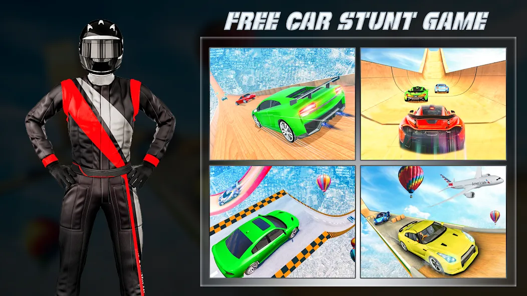 Ramp Car Game - Car Stunt MOD — Безлимитные деньги и все машины открыты на Андроид — скриншот 3