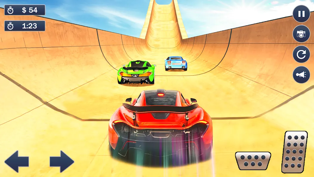 Ramp Car Game - Car Stunt MOD — Безлимитные деньги и все машины открыты на Андроид — скриншот 4