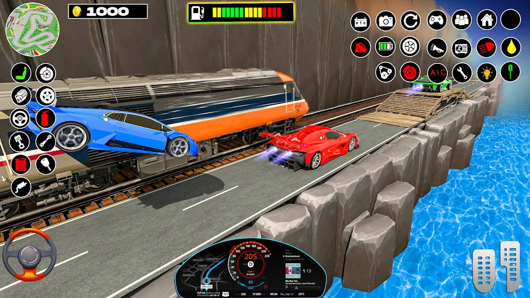 Скачать Rampa Car Game: GT Car stunts на Андроид — Безлимитные деньги и все машины открыты — скриншот 2