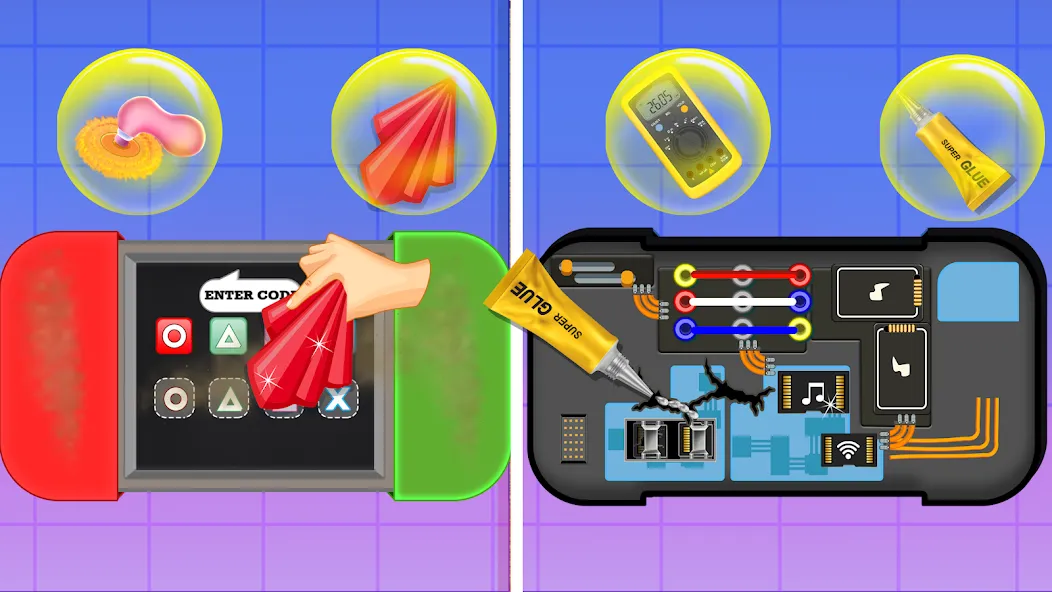 Electronics Repair Master MOD — Безлимитные деньги и все детали на Андроид — скриншот 3