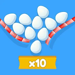 Скачать Eggs & Chickens: Cut Rope Game с модом — Без рекламы и все уровни открыты