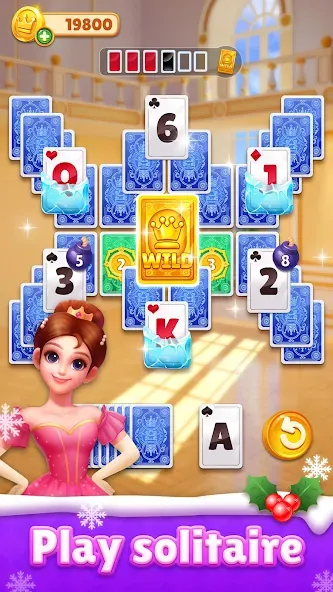 Скачать взломанную Royal Solitaire Tripeaks — Безлимитные монеты и жизни — скриншот 1 Скачать взломанную Royal Solitaire Tripeaks — Безлимитные монеты и жизни — скриншот 1