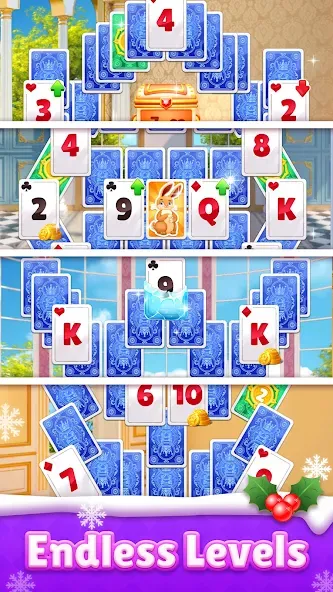 Скачать взломанную Royal Solitaire Tripeaks — Безлимитные монеты и жизни — скриншот 3 Скачать взломанную Royal Solitaire Tripeaks — Безлимитные монеты и жизни — скриншот 3