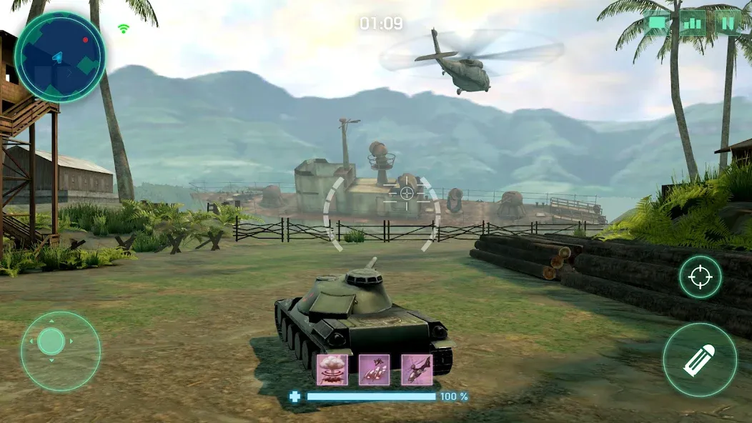 Взломанная War Machines：Tanks Battle Game на Андроид — Безлимитные деньги и боеприпасы — скриншот 1