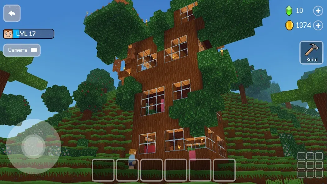 Взломанная Block Craft 3D：Building Game на Андроид — Безлимитные деньги и ресурсы — скриншот 1