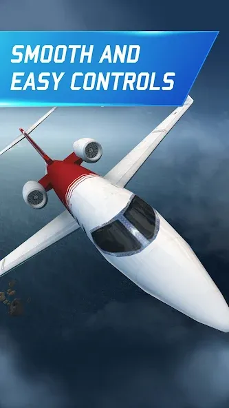 Скачать Flight Pilot: 3D Simulator на телефон — Безлимитное топливо и открыты все самолёты — скриншот 3