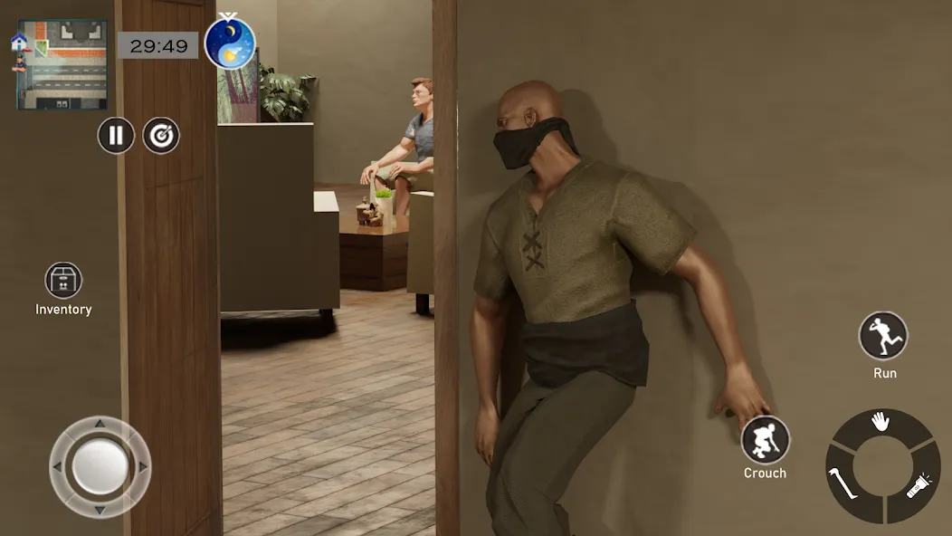 Thief Escape: Robbery Game на Андроид — Мод Безлимитные деньги и все уровни открыты — скриншот 3
