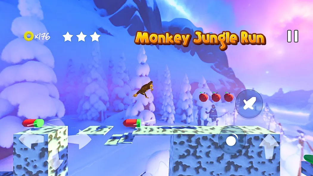 Скачать Monkey jungle run kong gorilla — Модификация Безлимитные монеты и жизни — скриншот 4