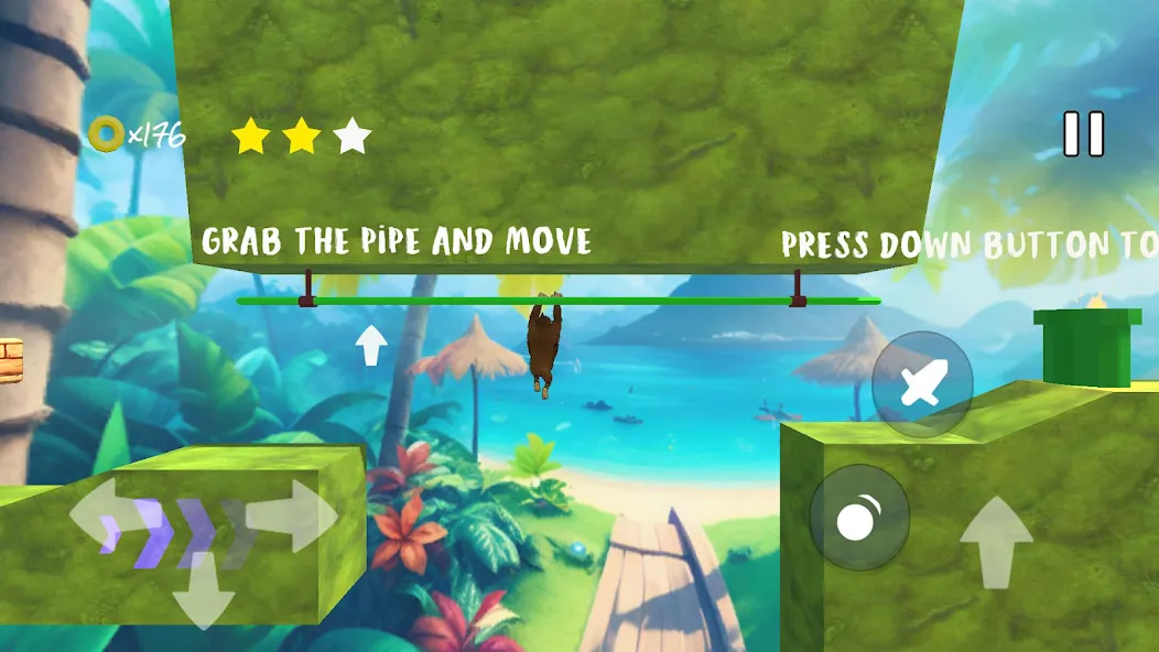 Скачать Monkey jungle run kong gorilla — Модификация Безлимитные монеты и жизни — скриншот 5