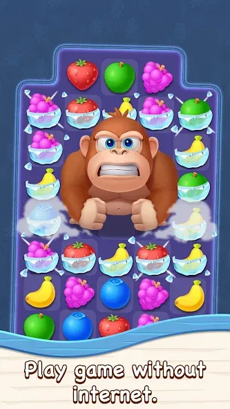 Jigsaw: Fruit Link Blast — Мод: Безлимитные монеты и подсказки — скриншот 3