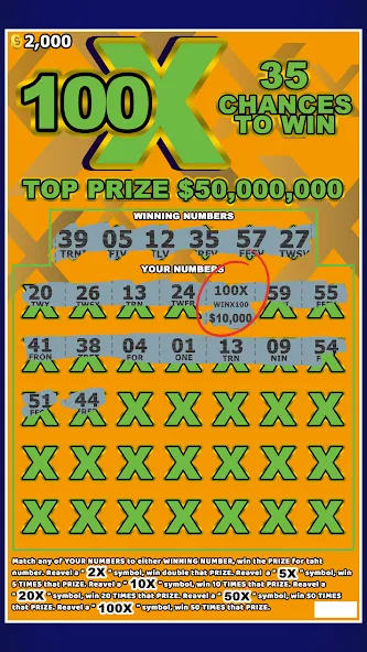 Lottery Scratchers Ticket Off MOD APK — Бесконечные монеты и выигрышные билеты — скриншот 1