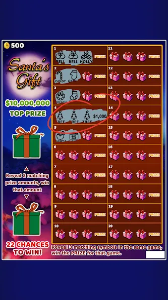 Lottery Scratchers Ticket Off MOD APK — Бесконечные монеты и выигрышные билеты — скриншот 3