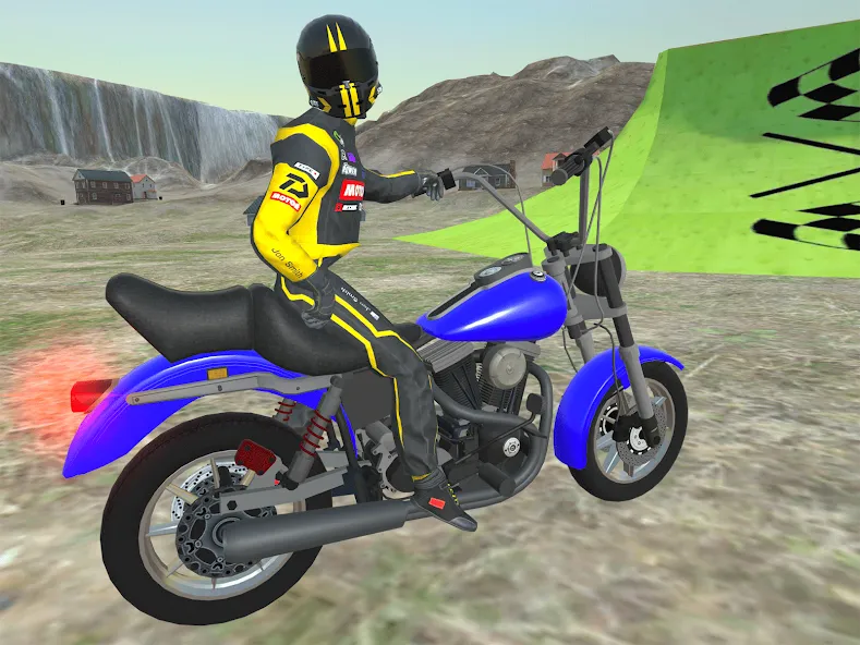 Moto bike Driving: Mega Ramp — Взломанная версия (Безлимитные деньги и всё открыто) — скриншот 1